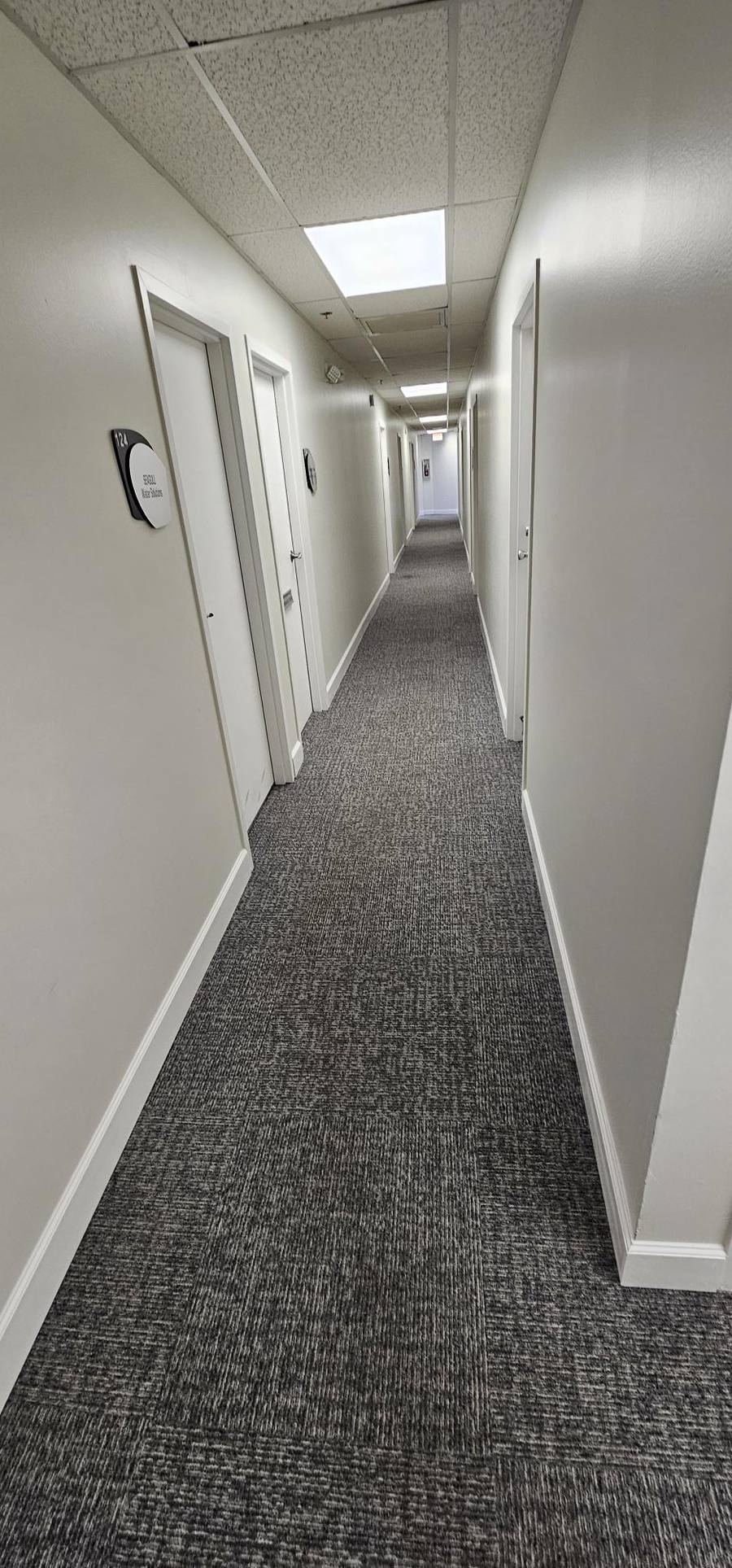 Gen Cassel corridor after renovation